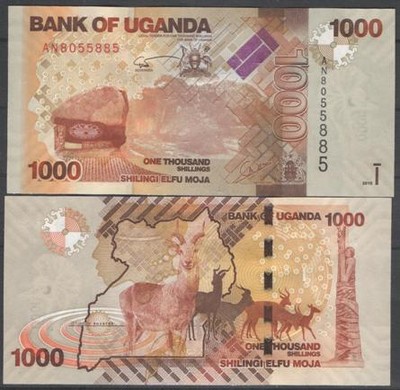 (BK) Uganda 1000 szylingów 2010 r