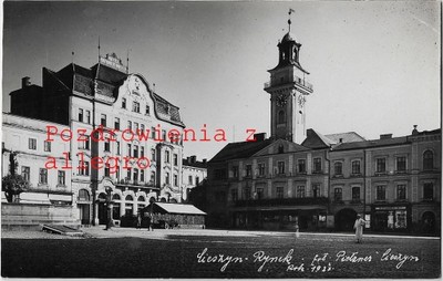 Stara pocztówka-Cieszyn Rynek 1927r.