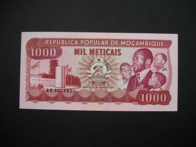 Mozambik - 1000 meticais - 1983 - stan UNC