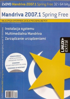 2 DVD Mandiva 2007.1 Spring 32 64 bit Linux+Extra