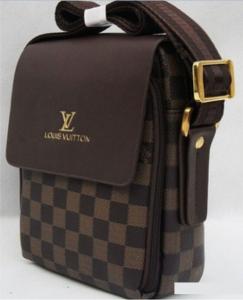 Louis Vuitton LV torebka torba listonoszka BRĄZOWA - 5157871748 - oficjalne  archiwum Allegro