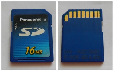 Panasonic 16 MB karta SD -- NAJTANIEJ NA ALLEGRO!!