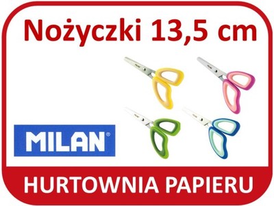 Nożyczki dla dzieci MOTYLKI MILAN 13,5 cm