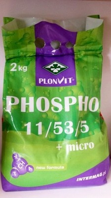 PLONVIT PHOSPHO 2kg krystaliczny nawóz dolistny NP