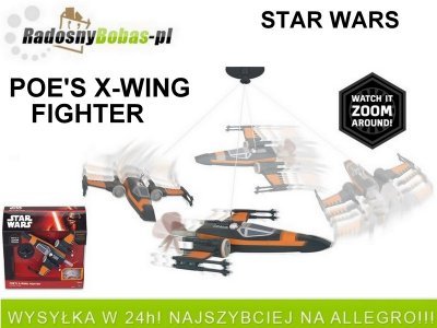 STAR WARS Latający Poe's X-wing Fighter  20cm 24H