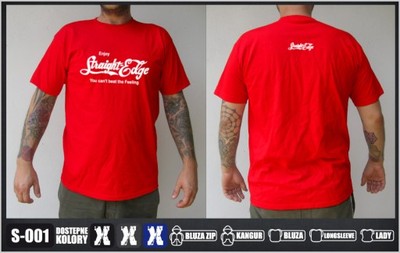 T-shirt koszulka Straight Edge - 6210008244 - oficjalne archiwum Allegro