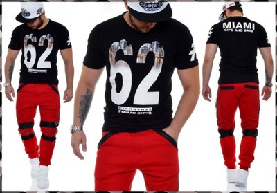 Komplet Cipo Baxx Miami T shirt Spodnie Dresy S