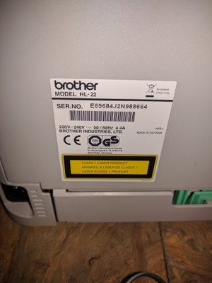 Принтер brother 2130 не печатает