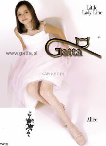 Rajstopy Gatta Little Lady Alice białe 116-122 - 2321036467 - oficjalne ...