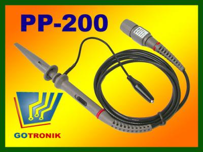 SONDA DO OSCYLOSKOPU __ 200MHz 1:10 HANTEK PP-200 - 3169439735 ...