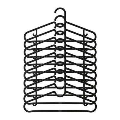 IKEA SPRUTTIG Wieszaki Czarne Na Ubrania 10szt FV - 6808002057 ...