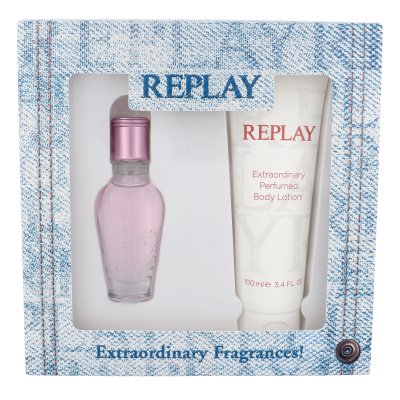 Replay Jeans Spirit! For Her 20ml EDT + 100 Balsam - 6937006362 ...