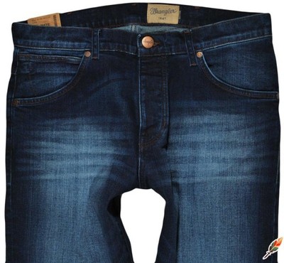 WRANGLER spodnie tapered JEANS blue BOYTON W34 L32 - 6775345029 ...