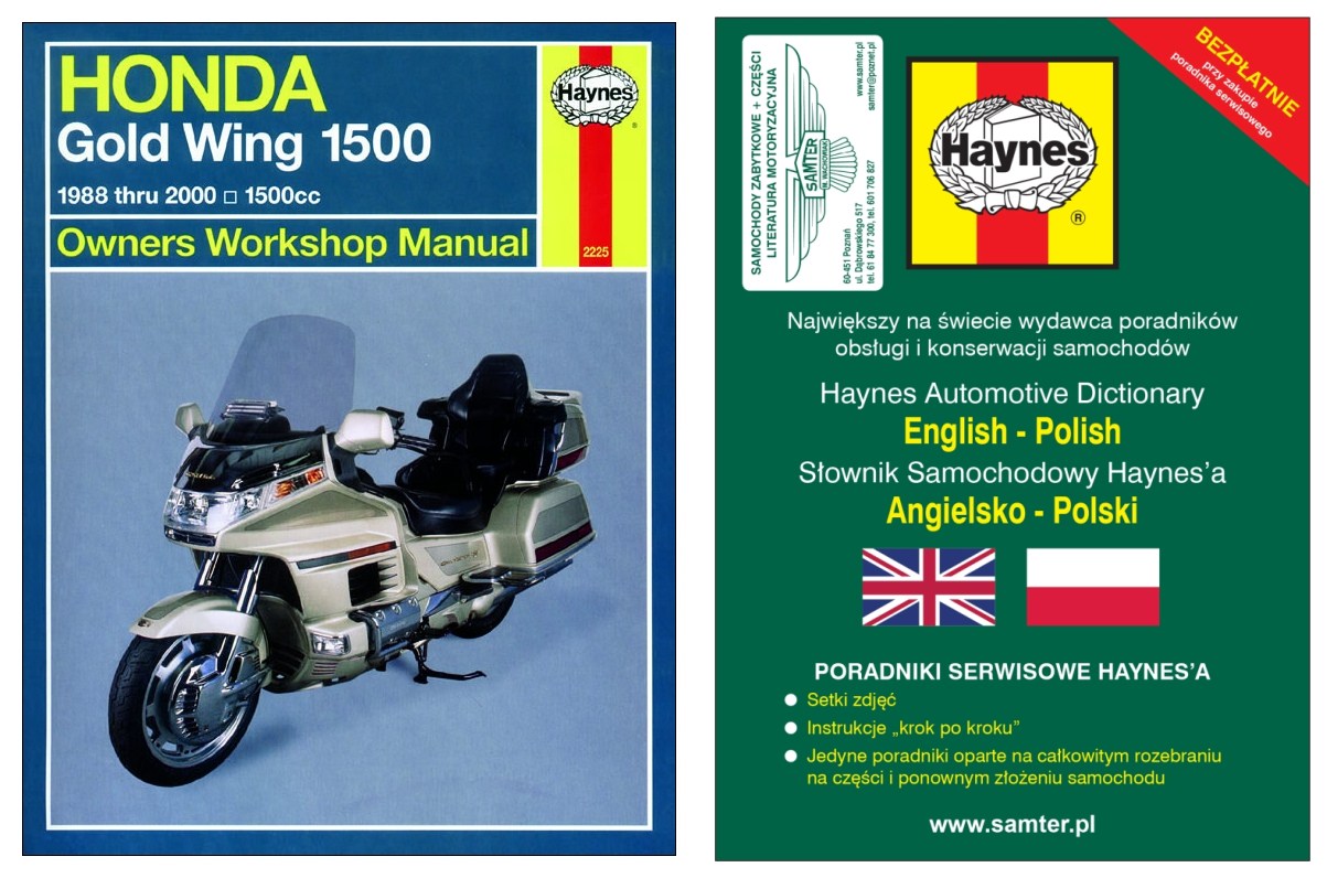 HONDA Goldwing 1500 19882000 instrukcja Haynes