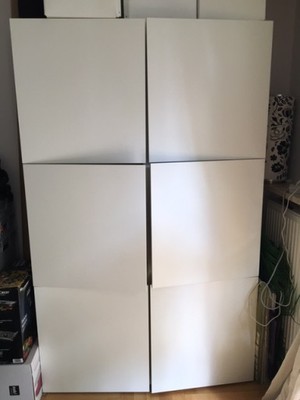 szafa z półkami BESTA IKEA szafka OKAZJA WYPRZEDAŻ - 6996630154 - oficjalne  archiwum Allegro