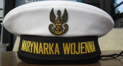 Czapka Marynarka Wojenna z orłem. Polska - 6701520820 - oficjalne archiwum  Allegro