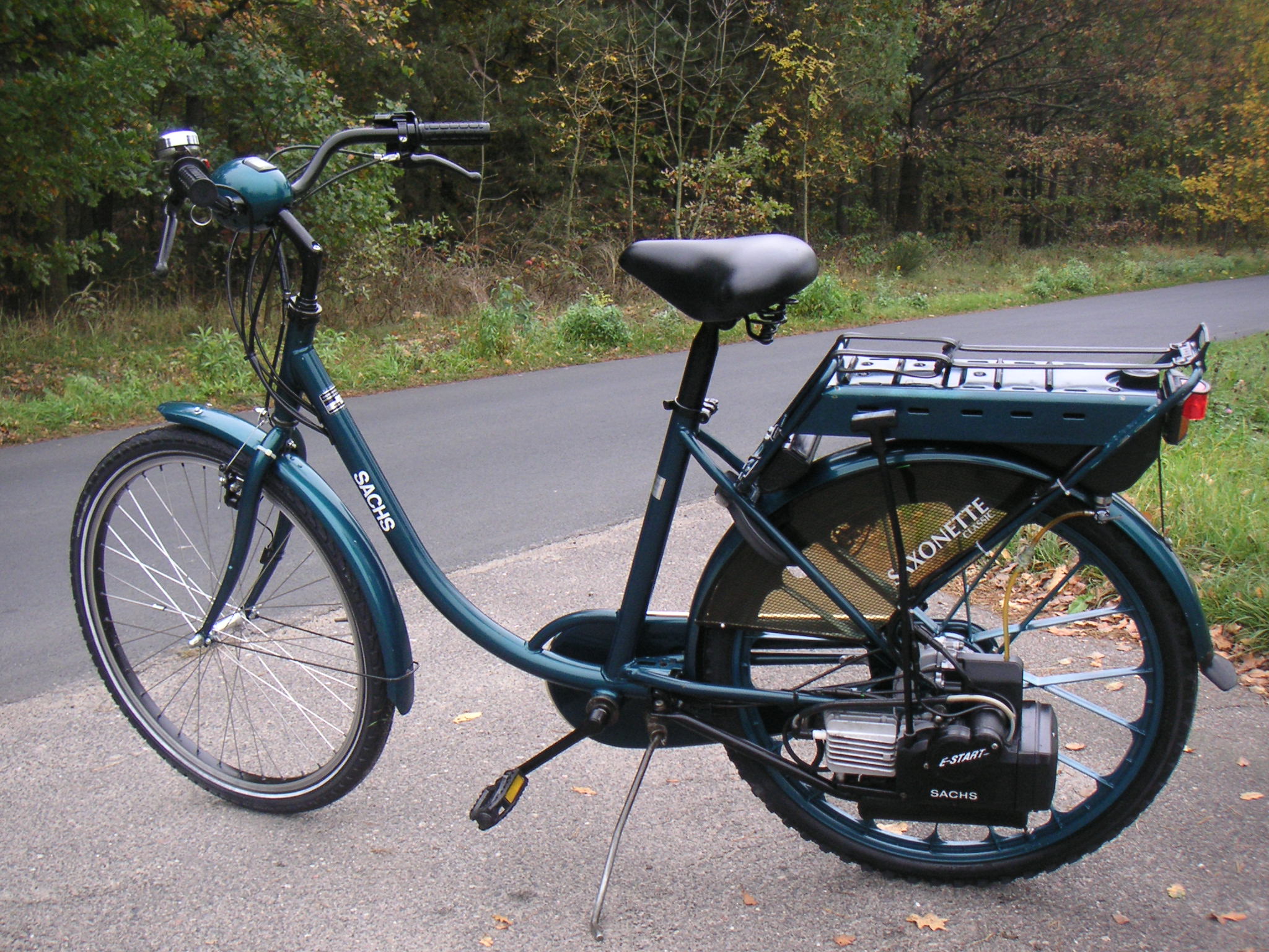 Rower z silnikiem spalinowym Sachs Spartamet - 7016030644 - oficjalne  archiwum Allegro
